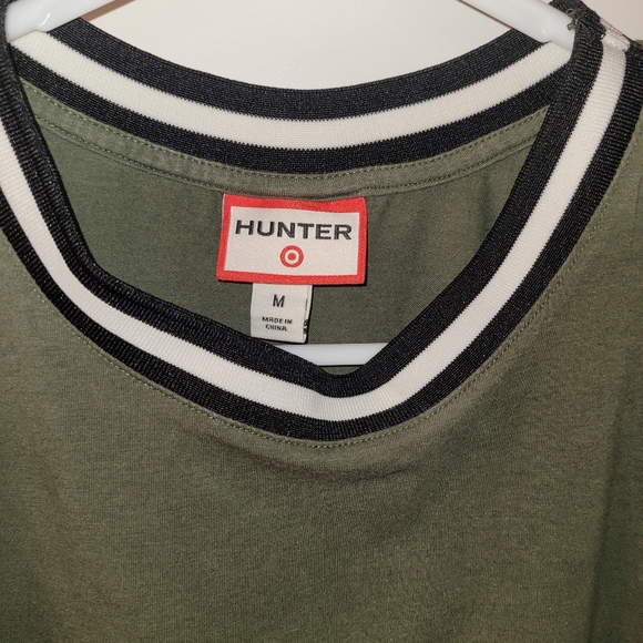 HUNTER For TARGET Green Tank Top Cotton Blend Sleeveless Woman's Size Medium M - Picture 2 of 2